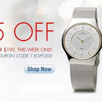 $15 Off At WatchCo.com! - WatchCo.com