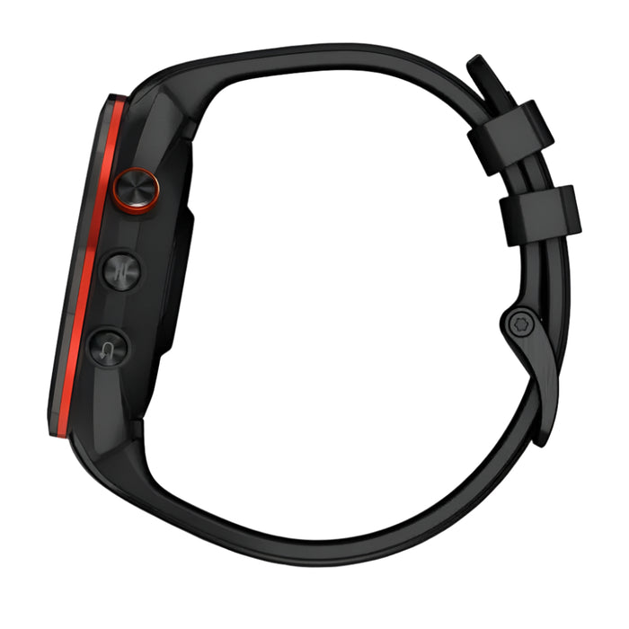 Garmin Approach S70 Black Ceramic Bezel with Black Silicone Band 47mm Premium GPS Golf Watch - 010-02746-02