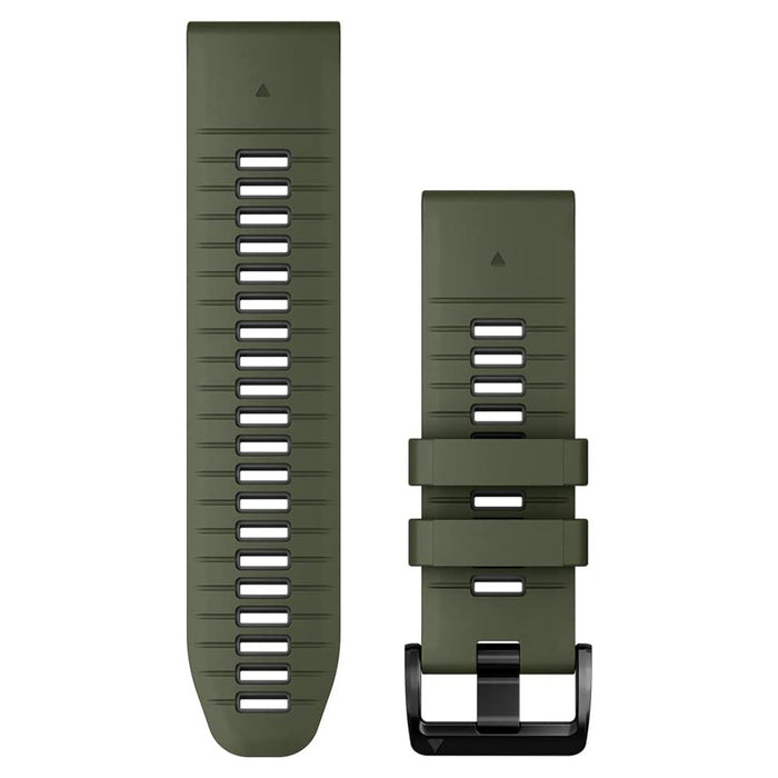 Garmin QuickFit 26 mm Moss/Graphite Silicone Watch Band - 010-13281-07