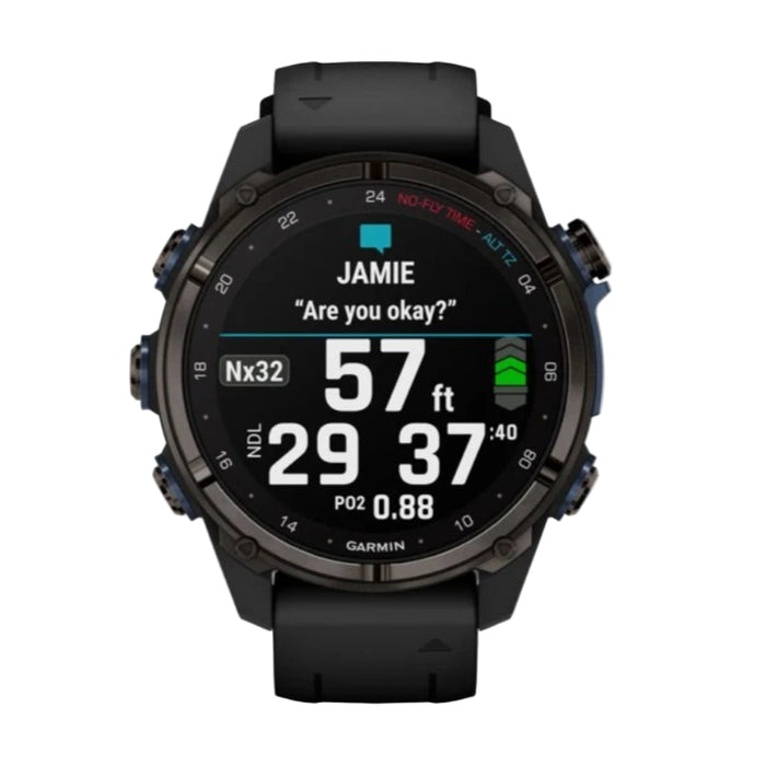 Garmin Unisex Black Descent Mk3i Air Integration Dive Computer and Multisport GPS Smartwatch - 010-02753-10