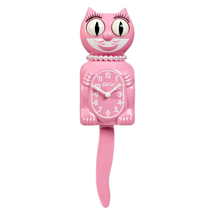 Kit Cat Klock Kid Bubblegum Pink Limited Edition Lady Wall Clock - LBC-59