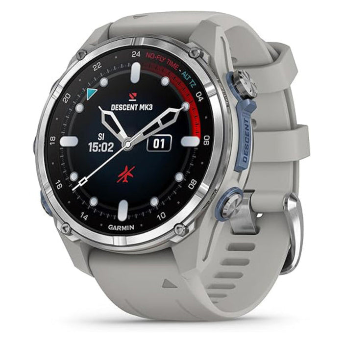 Garmin Unisex Fog Gray Descent Dive Computer and Multisport GPS Smartwatch - 010-02753-03