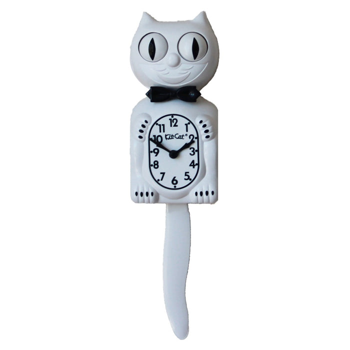 Kit Cat White Gentlemen Klock - BC-12BB