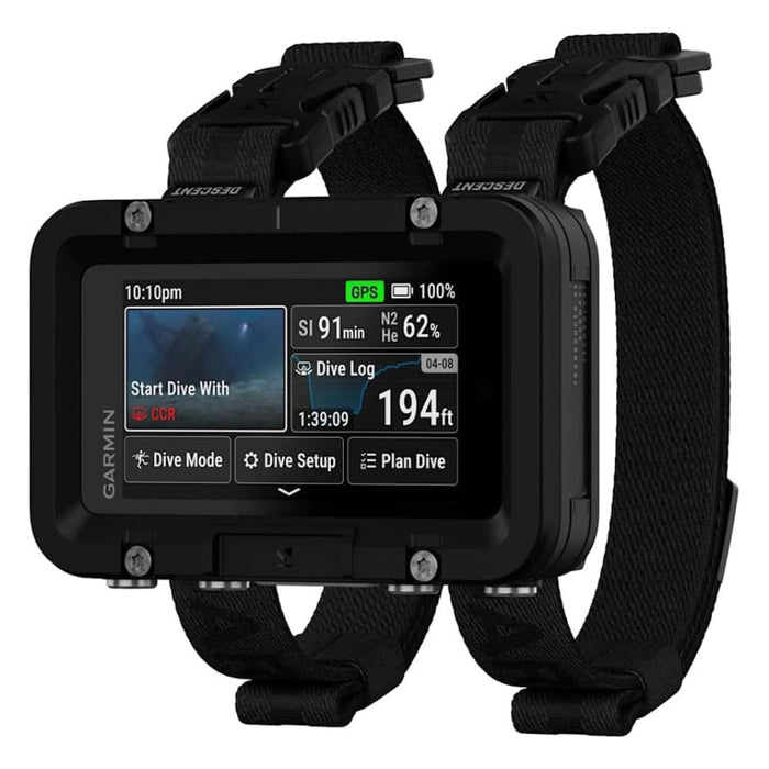 Garmin Descent™ X50i Unisex Black Premium Dive Computer 3" Touchscreen Display 20 ATM Dive-Rated With Leakproof Buttons - 010-02853-00