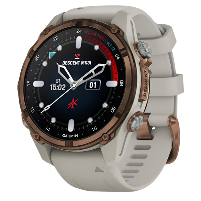 Garmin Unisex French Gray Descent Mk3i Air Integration Dive Computer and Multisport GPS Smartwatch - 010-02753-13