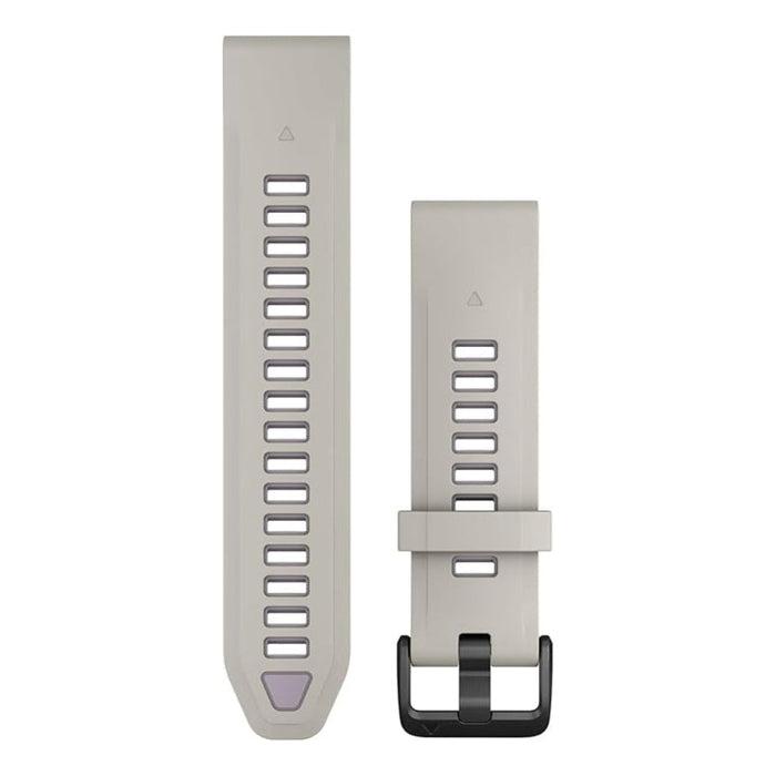 Garmin Unisex Fog Gray/Lavender Silicone 20MM QuickFit Watch Band - 010-13391-03