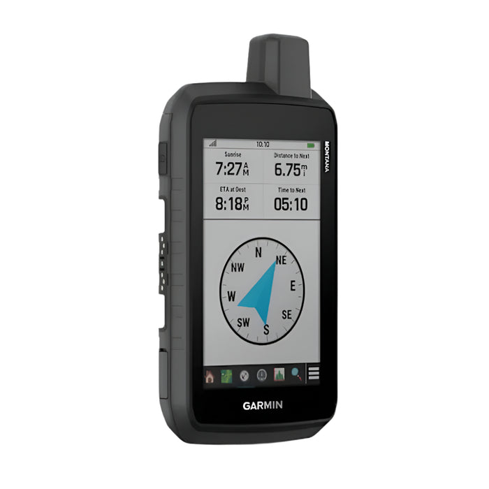 Garmin Montana® 710 Unisex Black Satellite Imagery And Maps For Routing On Roads And Trails Rugged GPS Handheld Navigator With Large 5-inch Glove-Friendly Touchscreen - 010-02963-00