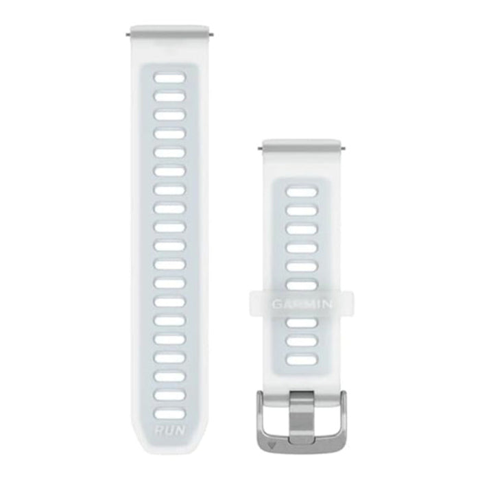 Garmin Unisex Translucent Whitestone/Cloud Blue With Silver Hardware Silicone 20MM Quick Release Watch Band - 010-11251-AR