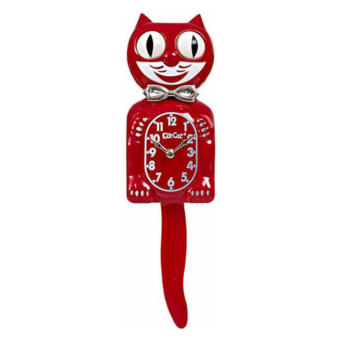 Kit Cat Klock Kid Retro Red Wall Clock - BC-58-RK