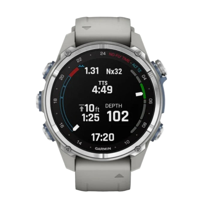 Garmin Unisex Fog Gray Descent Dive Computer and Multisport GPS Smartwatch - 010-02753-03