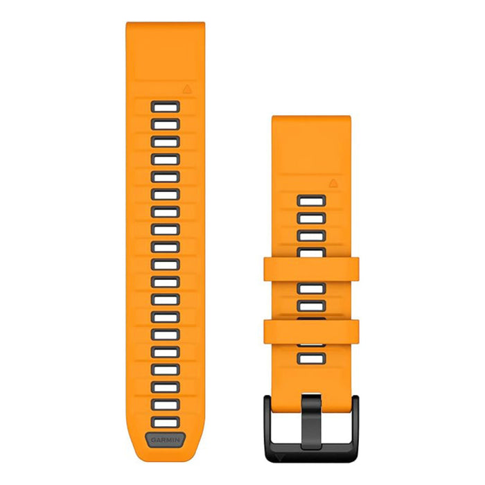 Garmin Unisex Spark Orange/Graphite Silicone 22MM QuickFit Watch Band - 010-13392-01