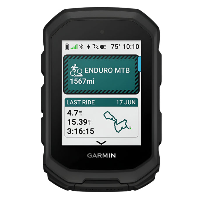 Garmin® Edge® MTB Unisex Black Rugged GPS Bike Computer With Preloaded Full-Color Trail Maps And Advanced Performance-Tracking For Mountain Bikers - 010-02993-00