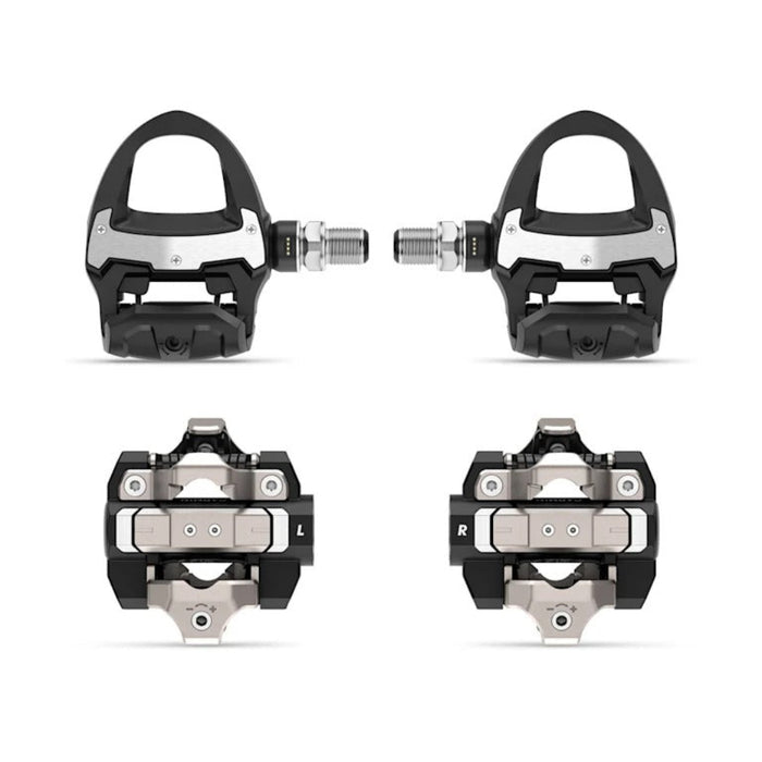 Garmin Unisex Black Rally™ RS/XC210 Dual-Sensing Power Meter Bundle Road And Off-Road Riding Rechargeable Easy-to-Transfer With Cycling Dynamics Shimano SPD-SL/Shimano SPD Cleat Compatible - 010-02875-12