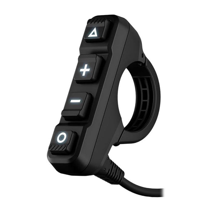 Garmin Unisex Black Motorcycle or ATV Control Your zūmo® XT2 Motorcycle Navigator Or Compatible Tread® Device Zoom In And Out Of Maps Control Music Mark Waypoints Handlebar Controller For Use On Snowmobile - 010-02974-00