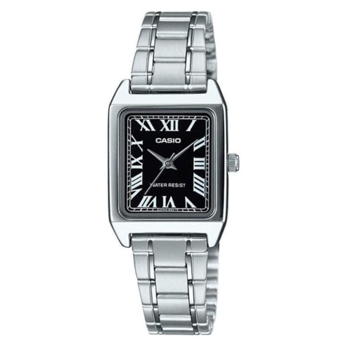 Casio Unisex Multicolor dial Silver Band Analog Quartz Watch - LTP-V007D-1BUDF