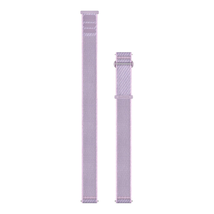 Garmin Unisex Light Purple/Pink Meringue 18 MM ComfortFit Fabric Quick Release Watch Band - 010-14400-01