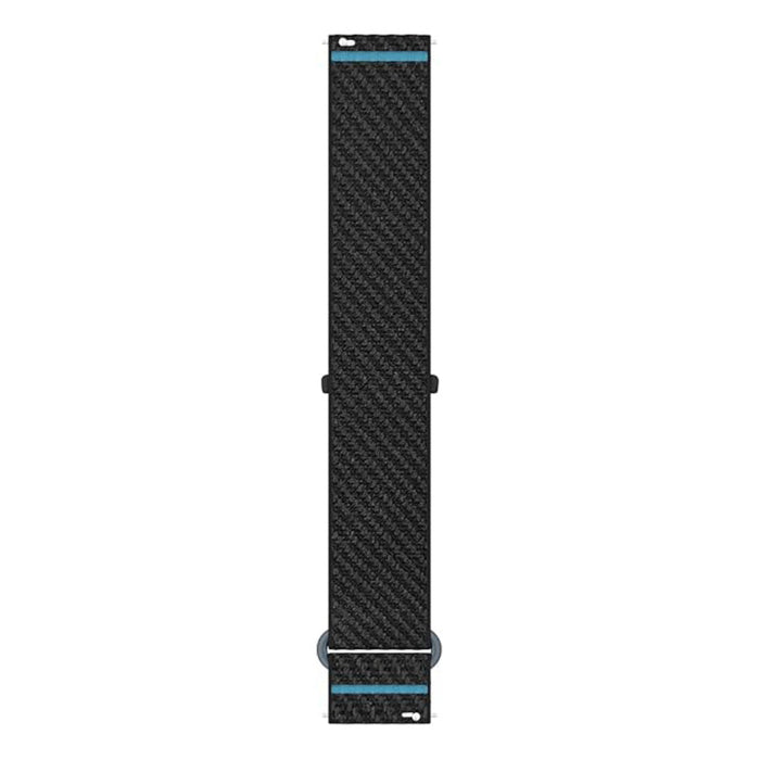 Garmin Unisex Black/Azure ComfortFit Fabric 20MM Quick Release Watch Band - 010-13900-00