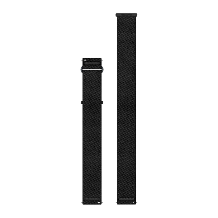 Garmin Unisex Slate Gray/Black 22 MM ComfortFit Fabric Quick Release Watch Band - 010-14400-08