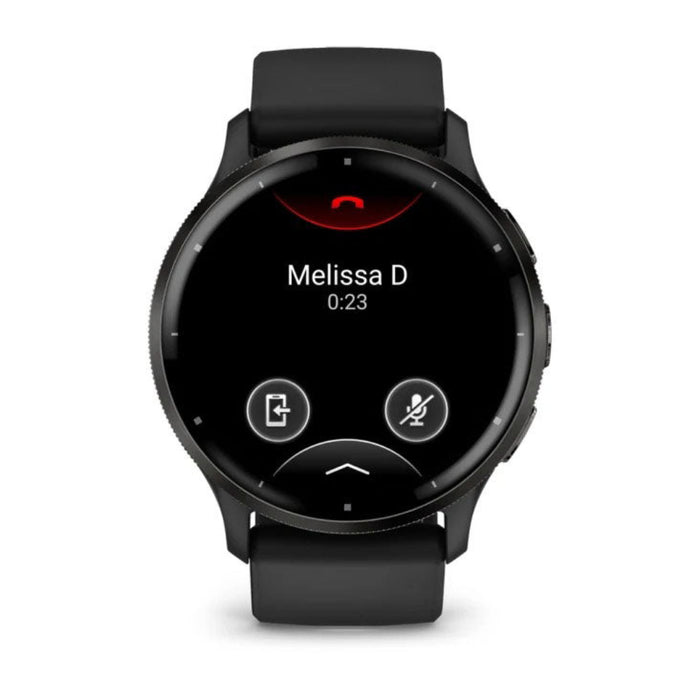 Garmin Venu 3 Black AMOLED Display Silicone Band Advanced Health and Fitness Features Up to 14 Days of Battery GPS Smartwatch - 010-02784-01