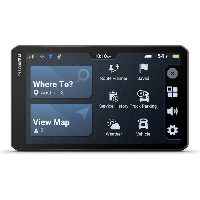 Garmin dezl OTR720 Unisex Black Custom Truck Routing Satellite Imagery Wind Speed Community-Shared Loading Docks & Parking Availability Large 7-Inch GPS Navigator - 010-02924-00