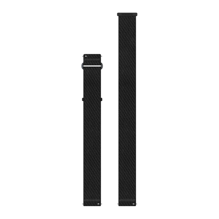 Garmin Unisex Slate Gray/Black 20 MM ComfortFit Fabric Quick Release Watch Band - 010-14400-06