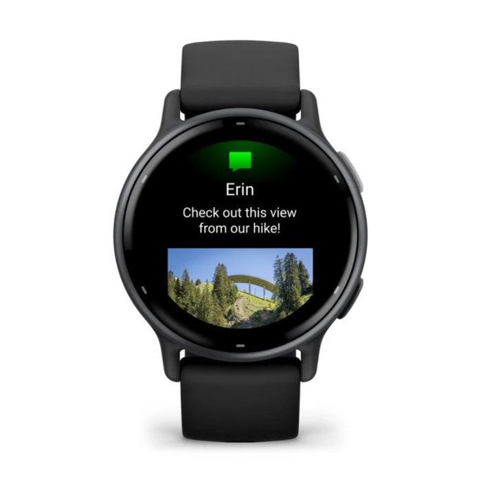 Garmin vivoactive 5 Black Health and Fitness with AMOLED Display Up to 11 Days of Battery Life GPS Smartwatch - 010-02862-10