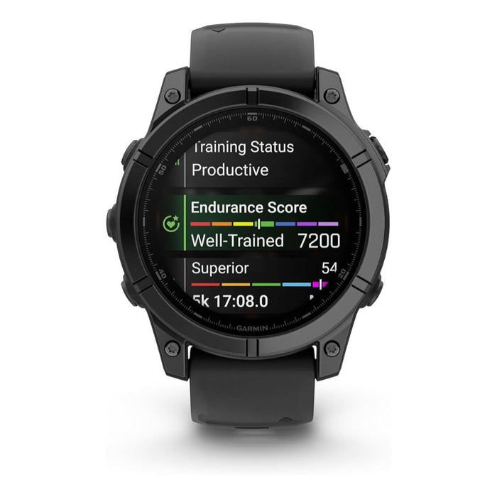Garmin fēnix E Unisex Slate Gray Steel with Black Band Amoled Long-Lasting Battery Life 47 Millimeters Premium Multisport GPS Smartwatch - 010-03025-03