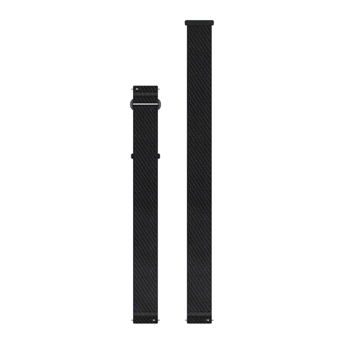 Garmin Unisex Slate Gray/Black 18 MM ComfortFit Fabric Quick Release Watch Band - 010-14400-02