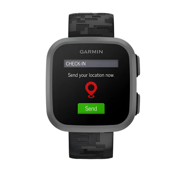 Garmin Bounce Kid's Black Camo Two-Way Text And Voice Messaging Location Tracking Smartwatch - 010-02448-00