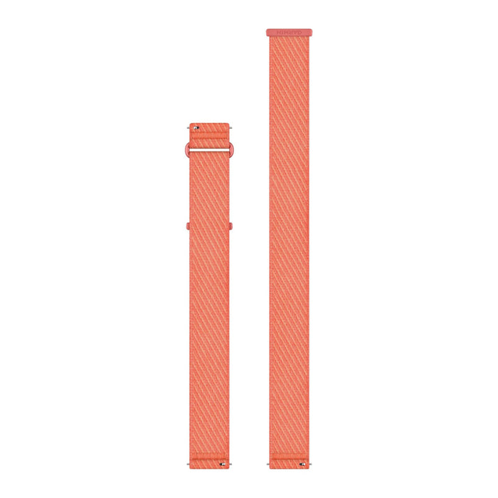 Garmin Unisex Coral/Red Pink 20 MM ComfortFit Fabric Quick Release Watch Band - 010-14400-04