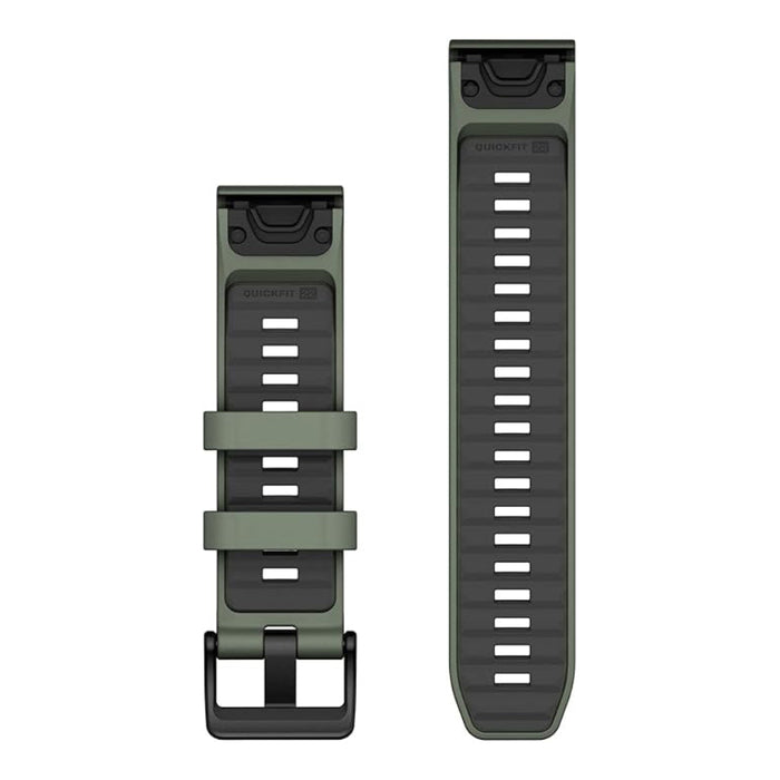 Garmin Unisex Willow/Graphite Silicone 22MM QuickFit Watch Band - 010-13392-04