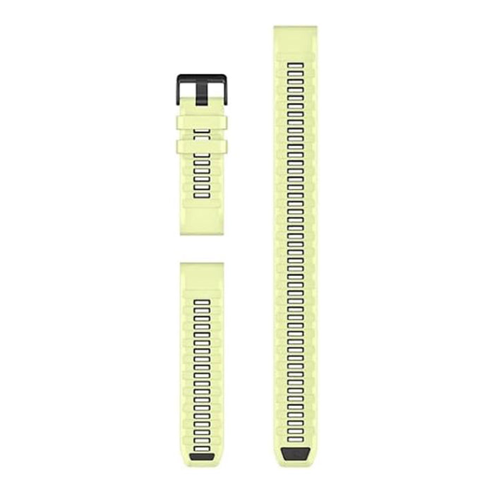 Garmin Unisex Yellow Citron Silicone 20 MM QuickFit 3-piece Dive Set Watch Band - 010-14411-00