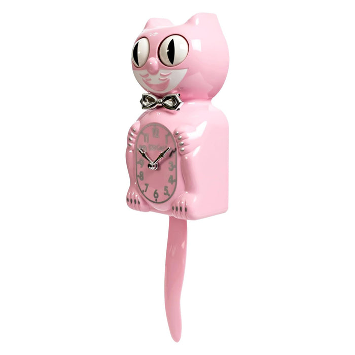 Kit Cat Klock Kid Retro Pink Wall Clock - BC-59-RK