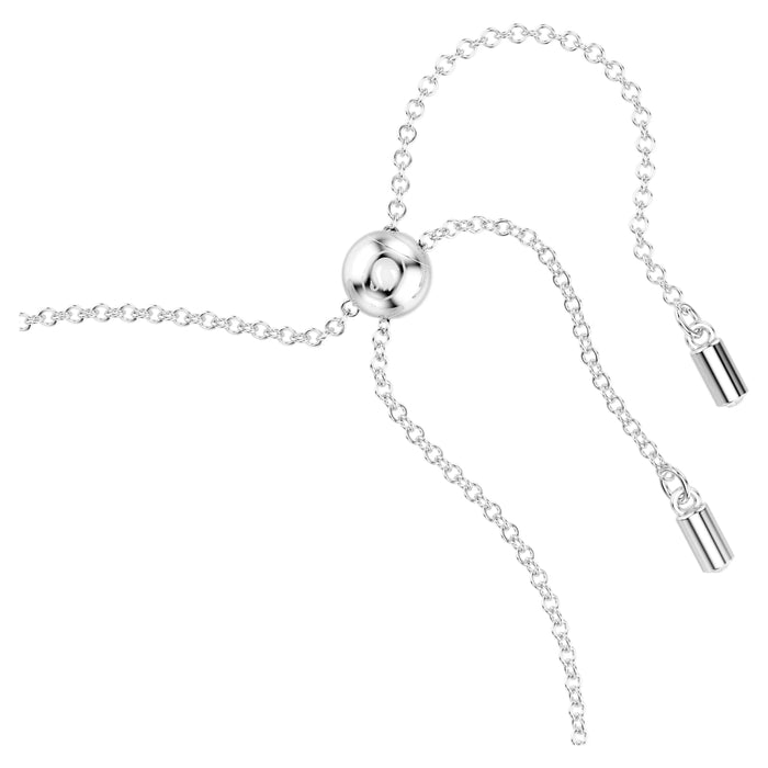 Swarovski Women's White Crystals Rhodium Plated Infinity Heart Bracelet - 5524421