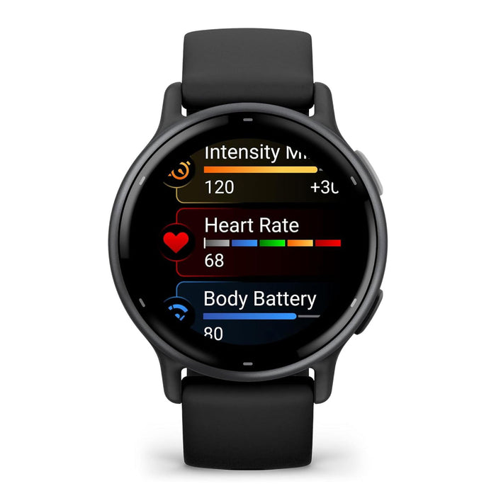 Garmin vivoactive 5 Black Health and Fitness with AMOLED Display Up to 11 Days of Battery Life GPS Smartwatch - 010-02862-10