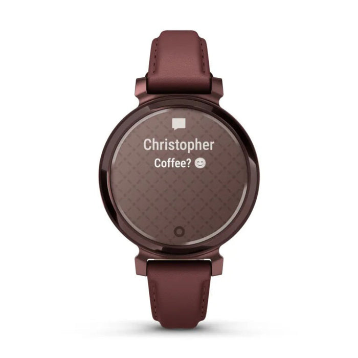 Garmin Lily 2 Women's Mulberry Metal Hidden Display Patterned Lens Up To 5 Days Battery Life Small And Stylish Smartwatch - 010-02839-03