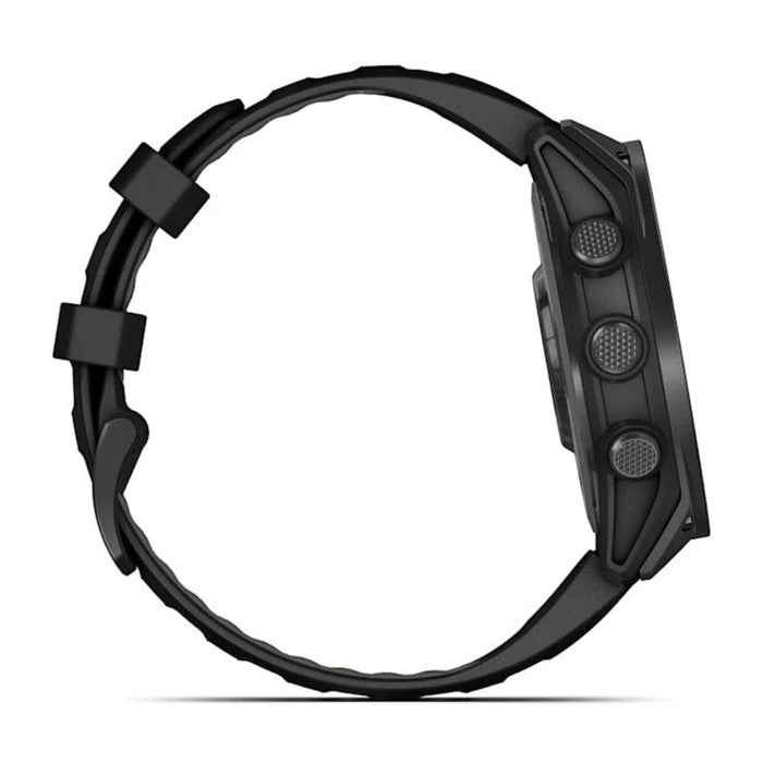 Garmin tactix® 8 47MM Unisex Black With Titanium Caseback And Black Silicone Band AMOLED Display Includes Applied Ballistics Ultralight™ Solver Premium Tactical GPS Smartwatch - 010-03405-00