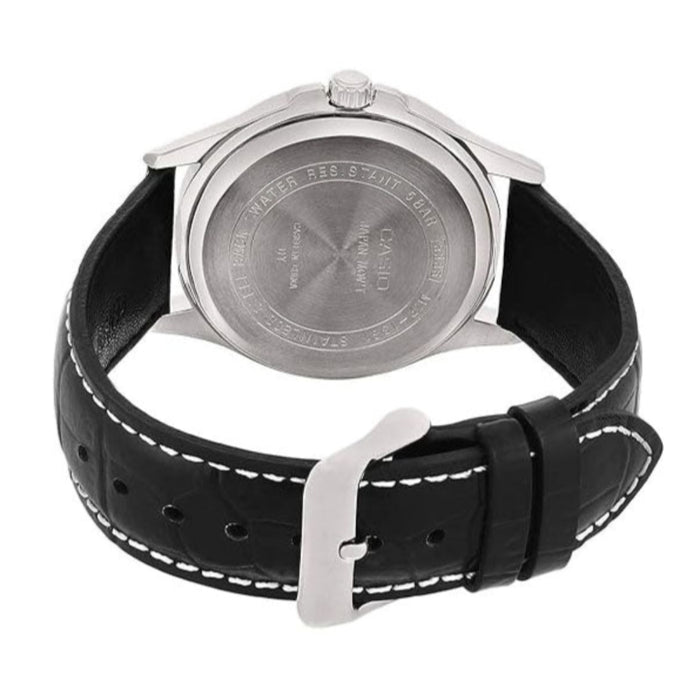 Casio Men's Black dial Black Band Digital Quartz Watch - MTP-1381L-1AVDF