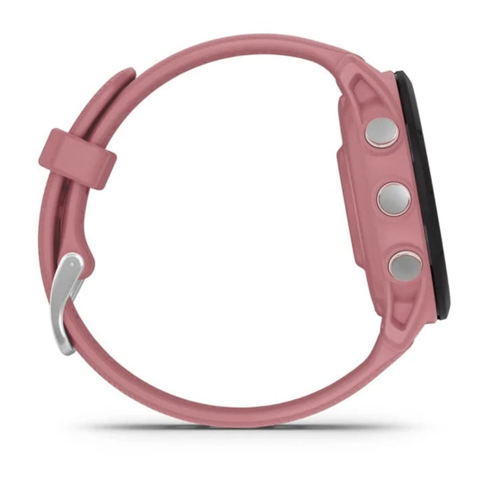 Garmin Forerunner® 255S Women's Light Pink Silicone Band Advanced Insights Long-Lasting Battery Smaller GPS Running Smartwatch - 010-02641-03