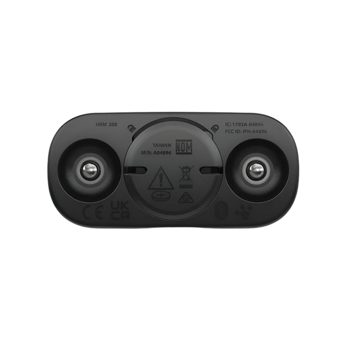 Garmin HRM 200 Heart Rate Monitor Unisex Black Accurate Heart Rate And HRV Data Comfortable Machine Washable XS-S Strap - 010-13388-01