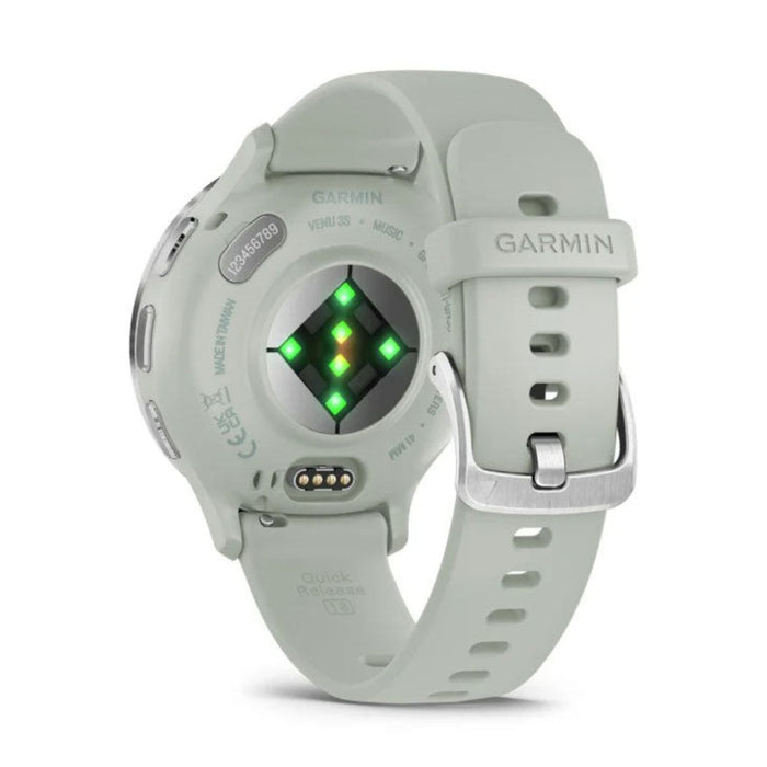 Garmin Venu 3S Sage Gray AMOLED Display Advanced Health and Fitness Features Up to 10 Days of Battery GPS Smartwatch - 010-02785-01