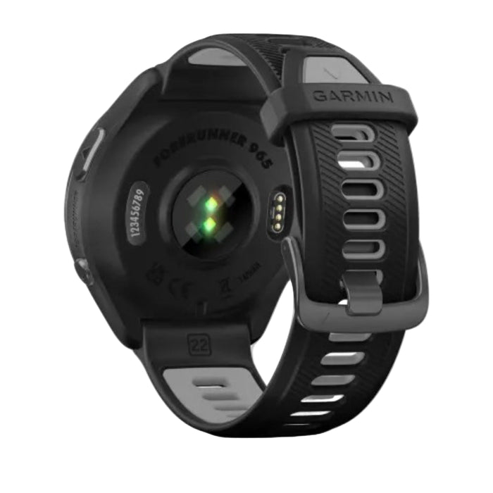 Garmin Colorful Amoled Display Training Metrics Recovery Insights Black Powder Gray Forerunner 965 Running Smartwatch - 010-02809-00