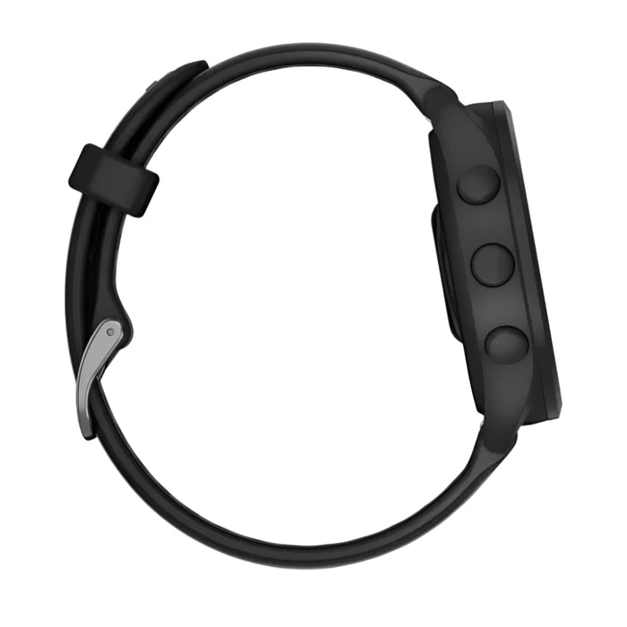 Garmin Unisex Black Forerunner 165 Colorful AMOLED Display Training Metrics and Recovery Insights Running Smartwatch - 010-02863-20