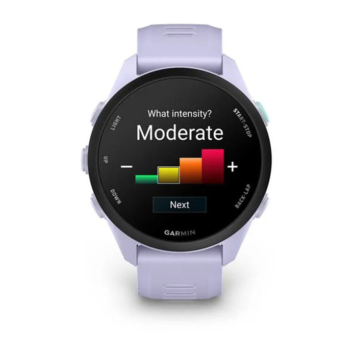Garmin Unisex Black Dial Forerunner® 70 Easy-to-Use GPS Running with White Silicone Band Smartwatch - 010-04307-01