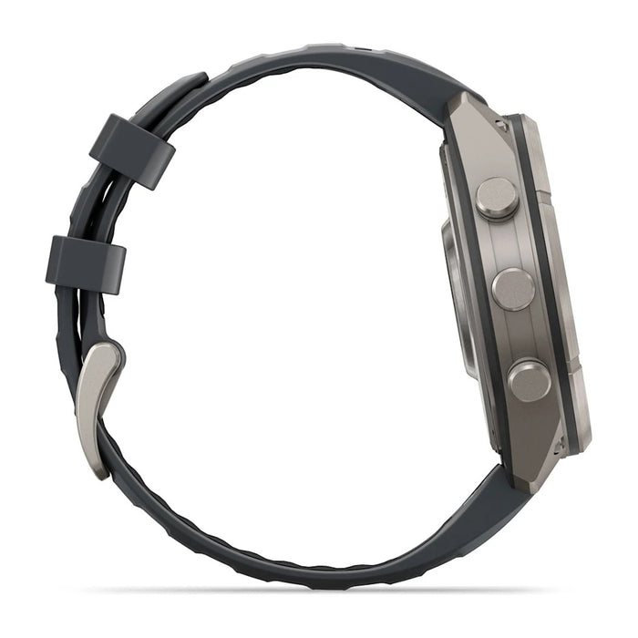 Garmin fēnix® 9 Pro 51mm Unisex Graphite Titanium with Black Silicone Band AMOLED Display Premium Connected Multisport GPS Smartwatch - 010-04337-25