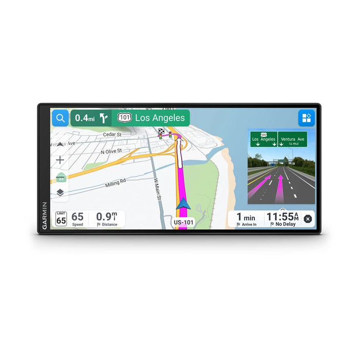 Garmin Drive™ Unisex Black 8.8-inch Touch Screen Paired with Garmin Drive App and Get Live Traffic, Weather and Fuel Prices, Tracking GPS Navigator - 010-04320-00