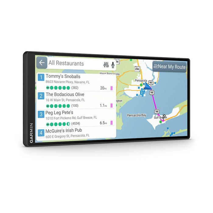 Garmin Drive™ Unisex Black 7.1-inch Touch Screen Paired with Garmin Drive App and Get Live Traffic, Weather and Fuel Prices, Tracking GPS Navigator - 010-04319-00