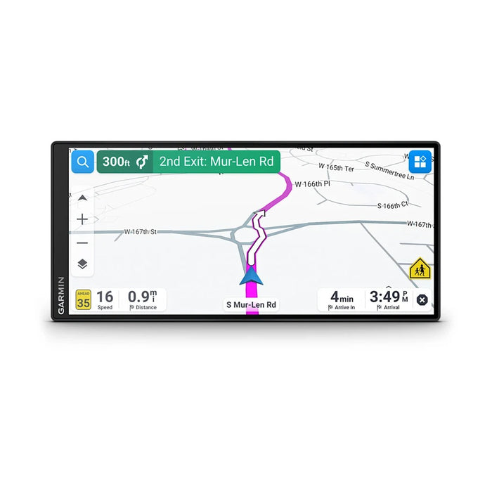Garmin Drive™ Unisex Black 7.1-inch Touch Screen Paired with Garmin Drive App and Get Live Traffic, Weather and Fuel Prices, Tracking GPS Navigator - 010-04319-00