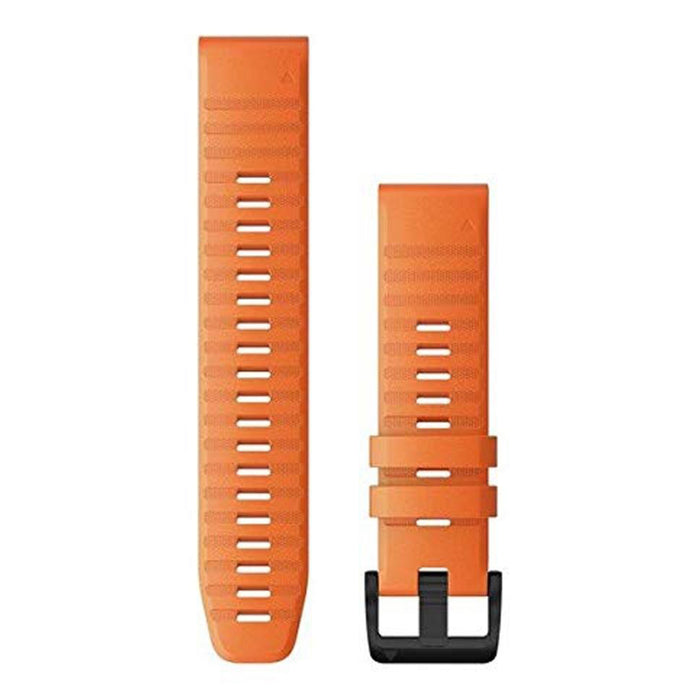 Garmin QuickFit Ember Orange Silicone 22mm Watch Band - 010-12863-01
