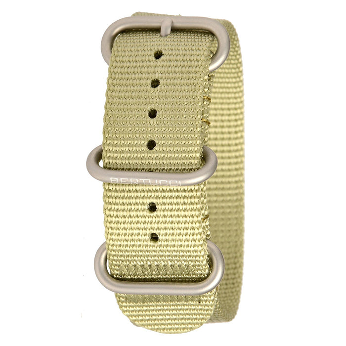 Bertucci DX3 Men's Patrol Green Nylon Mesh Watch Band - B-178